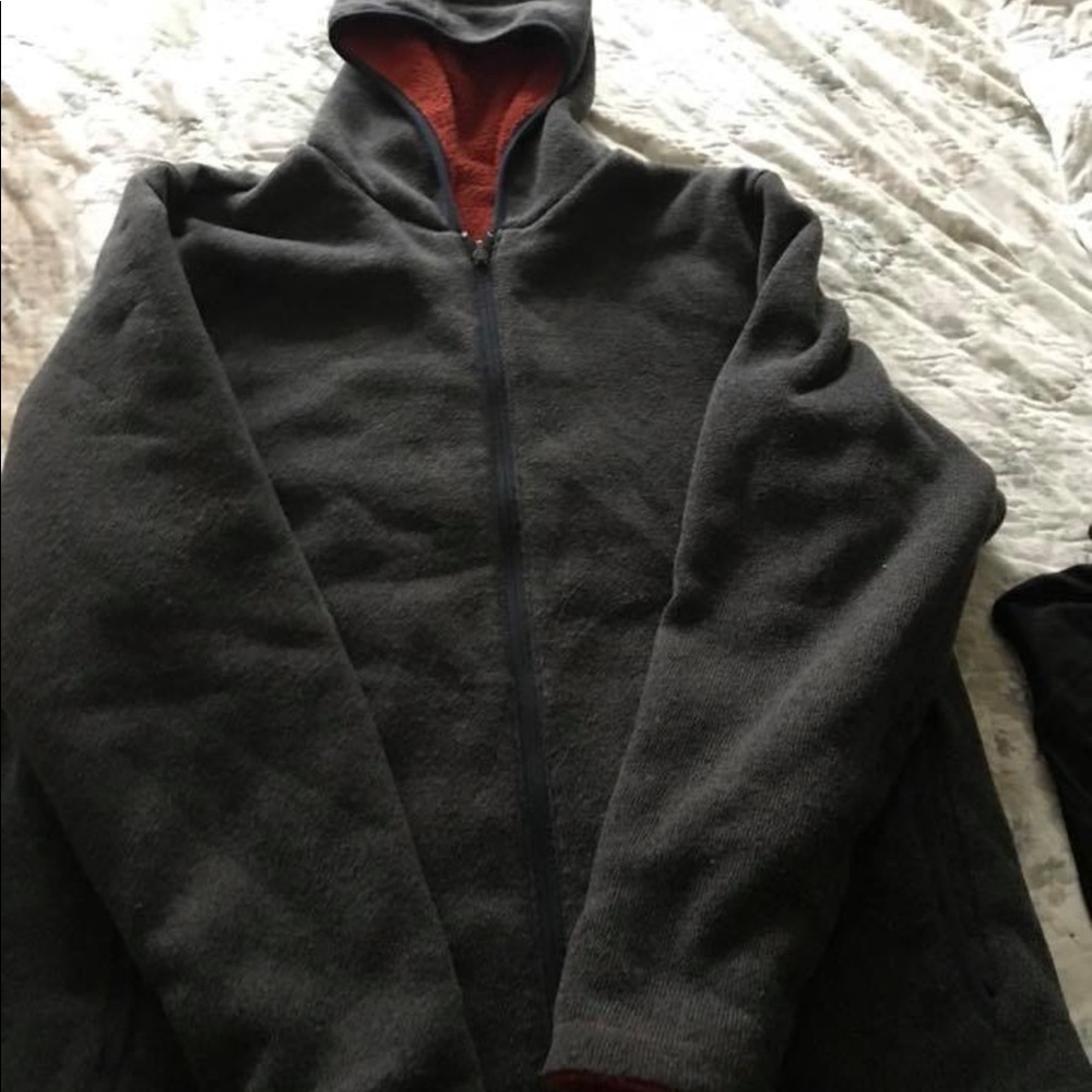 Men’s Sherpa lined reversible fleece